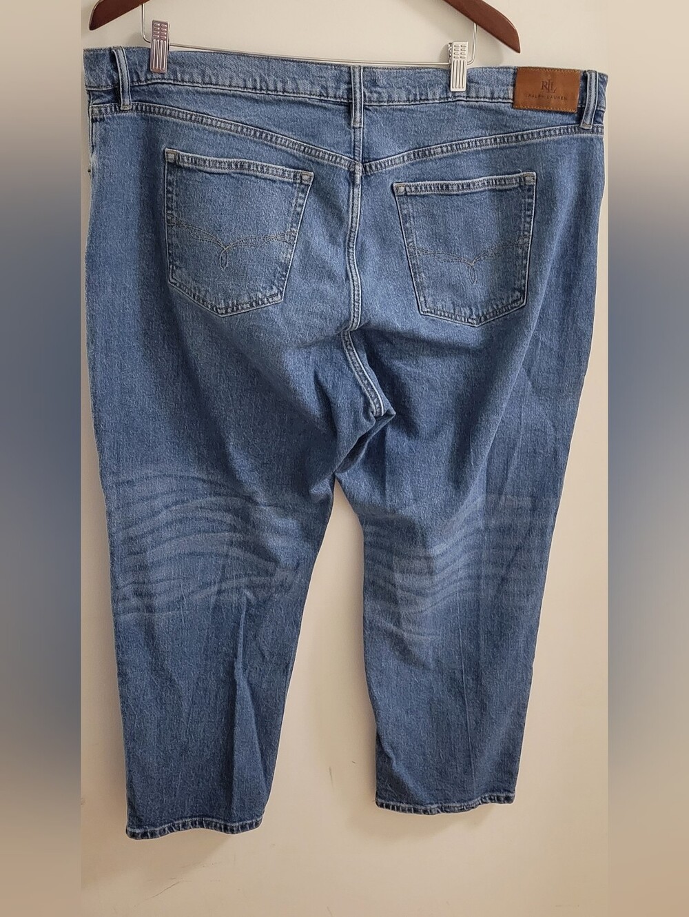 Lauren Ralph Lauren Women's Skinny Jeans in Medium Blue Size 20 - Picture 5 of 5